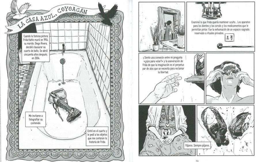 Páginas de 'Iguana Lady'