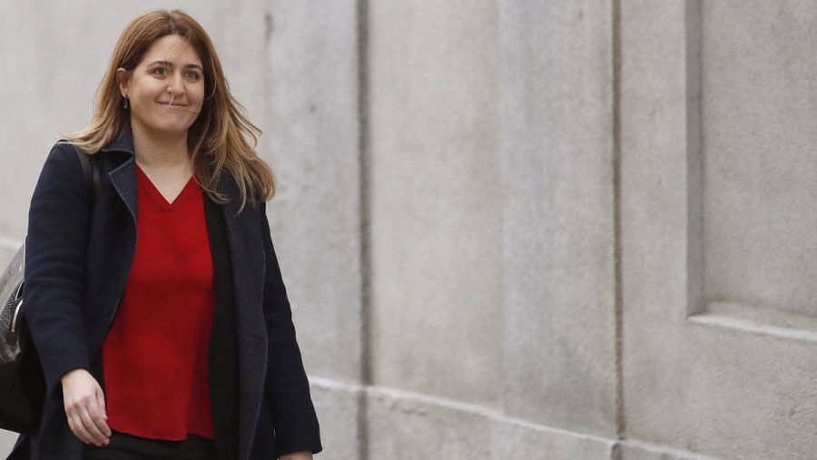 Marta Pascal llega al Supremo a declarar.