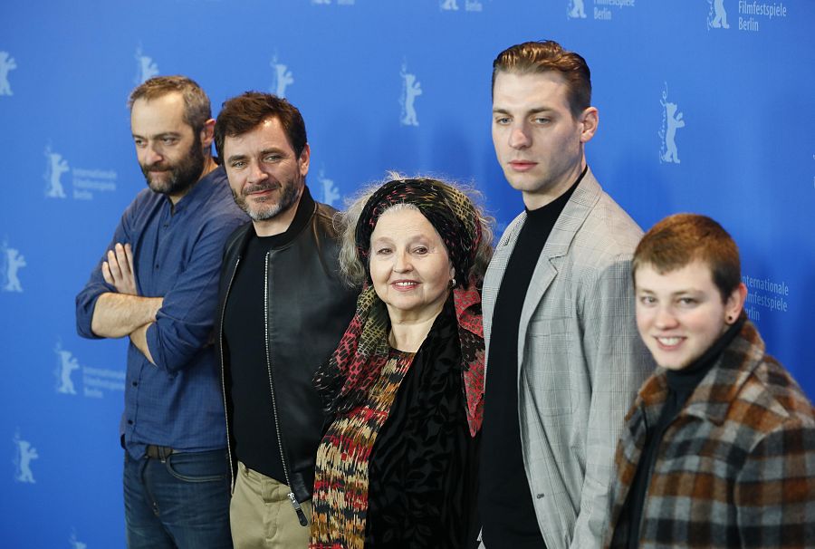 El equipo de 'La priere' en la Berlinale