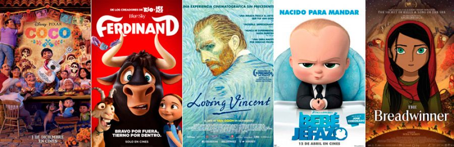 Nominadas al Oscar a la Mejor Película de Animación