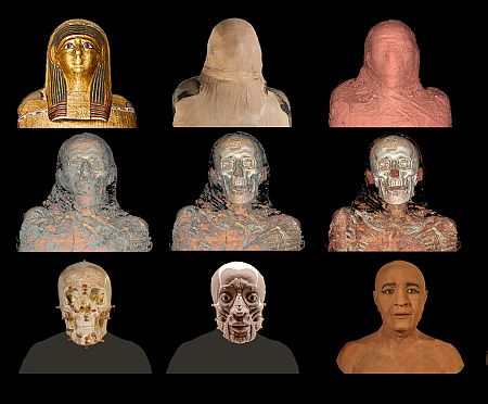 Reconstrucción de la cara de Nespamedu