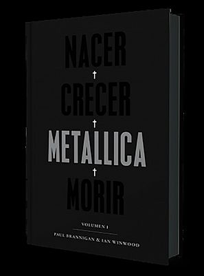 Cubierta del libro 'Nacer, crecer, Metallica, morir' de Malpaso Ediciones.