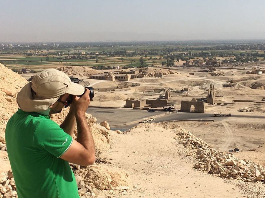 Un momento de la grabación de 