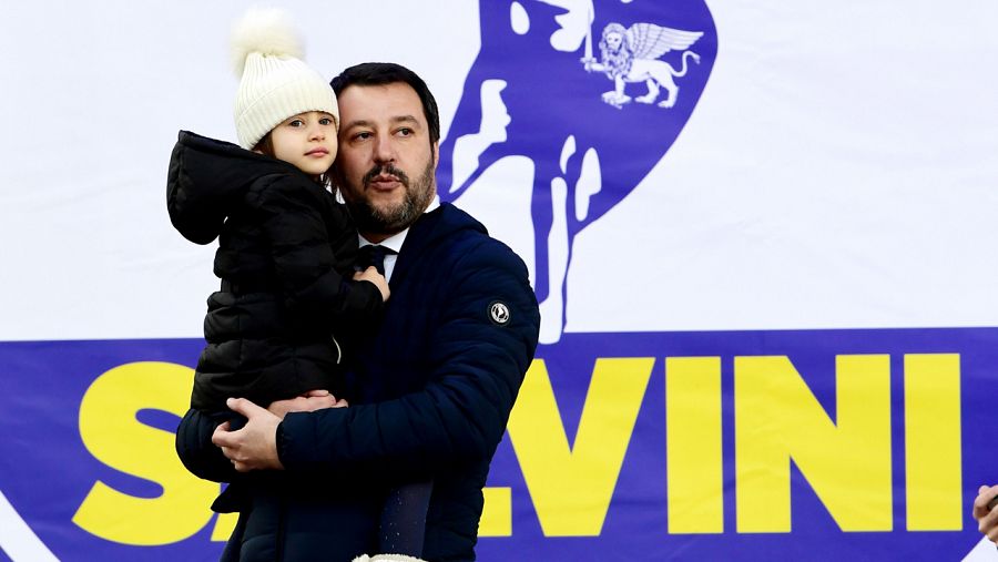 El candidato de la Liga Norte, Matteo Salvini