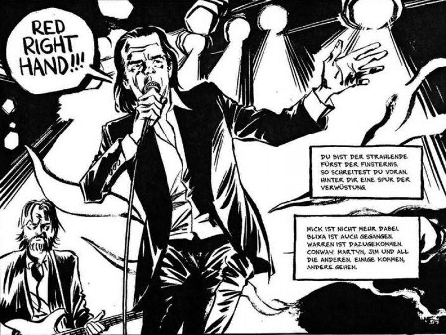 Viñeta de 'Nick Cave: Mercy on me'