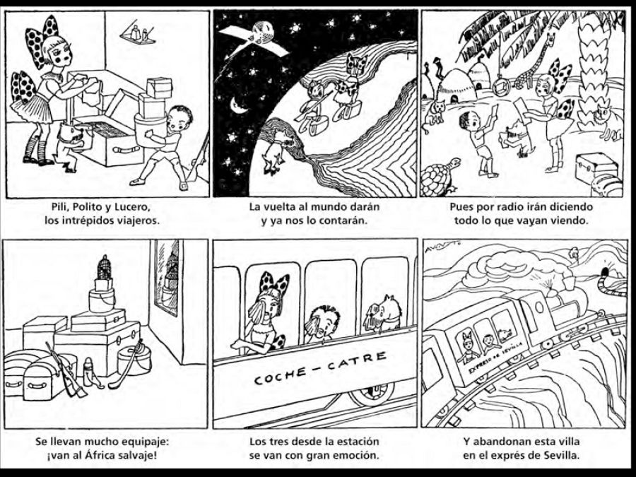 Página de 'Pili, Polito y Lucero. Dan la Vuelta al mundo entero'