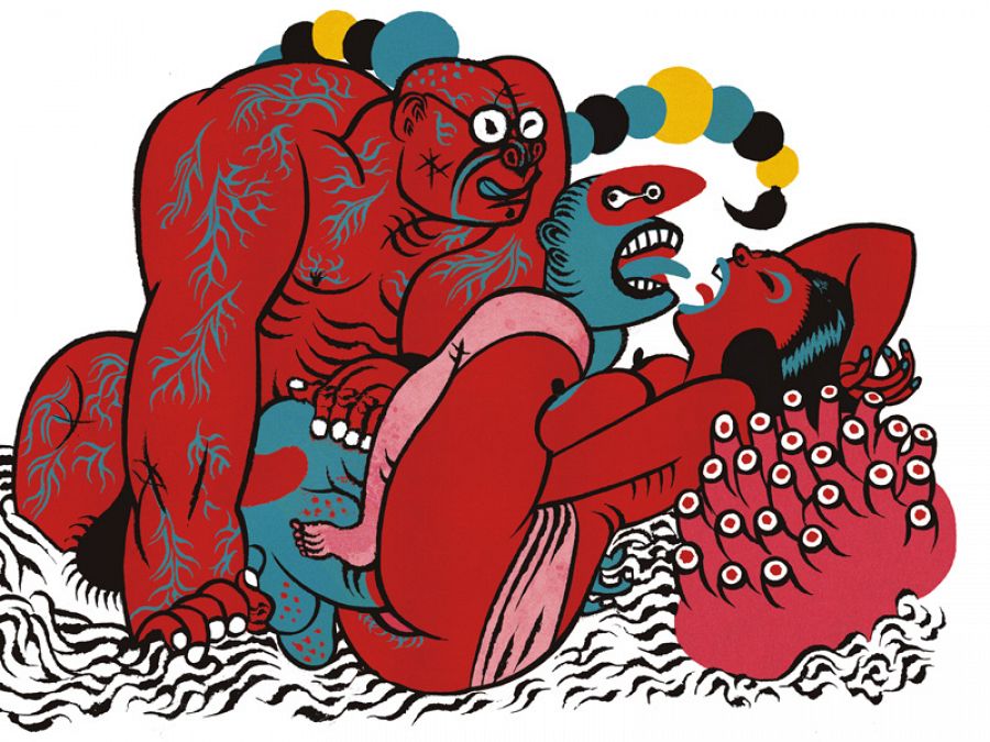 Ilustración de de 'Hazañas eróticas del cuarentón hijoputa'
