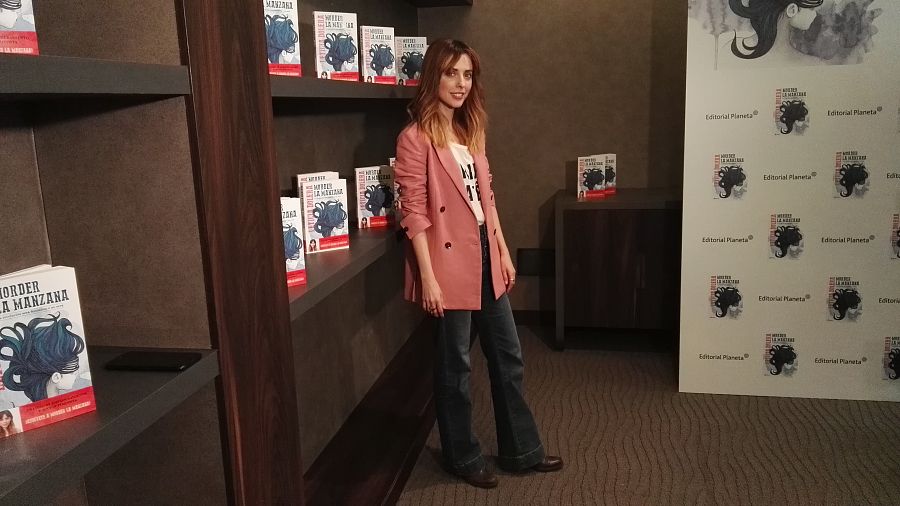 Leticia Dolera, en el photocall de la presentación de su libro