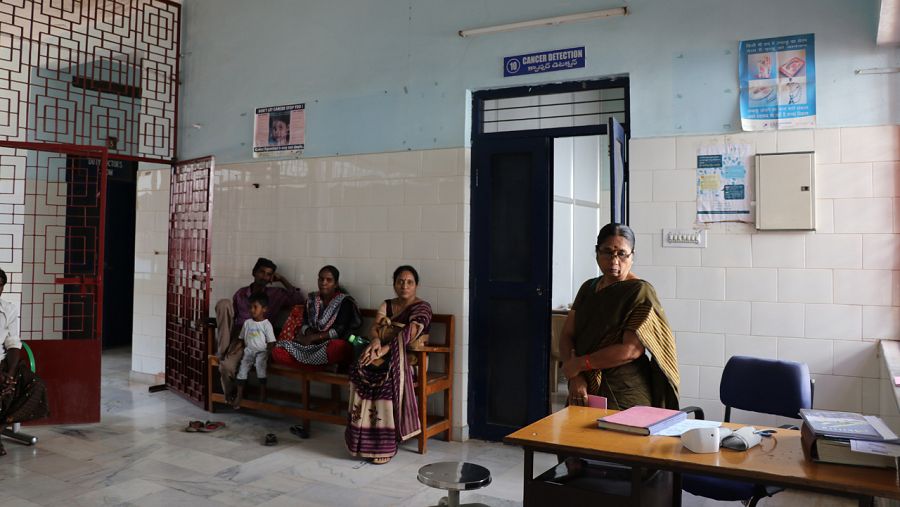 El hospital de Bathalapalli, en el sur de India