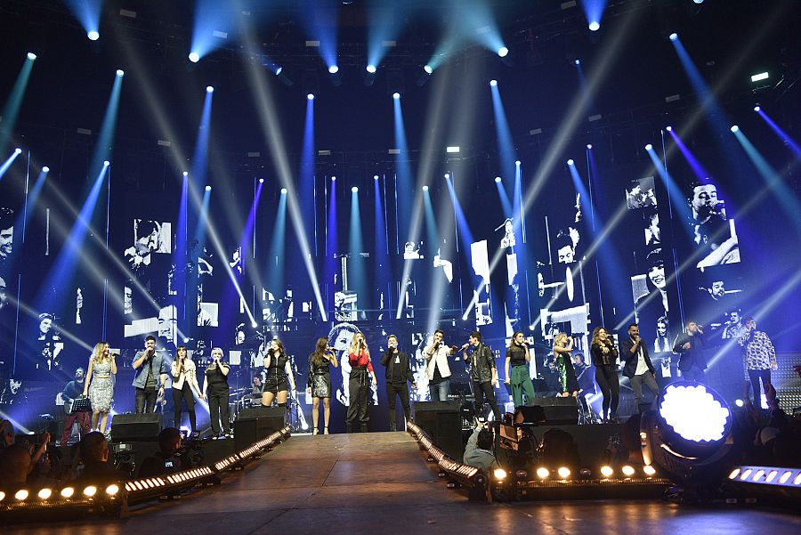 Los 16 concursantes de 'OT 2017' cantarán juntos temas como 'Camina' o 'La revolución sexual'