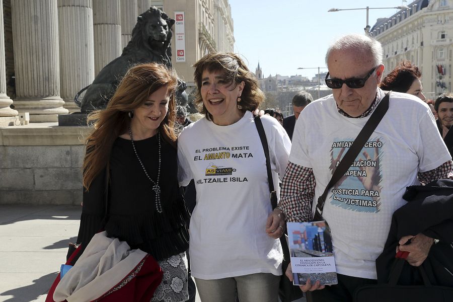 Familiares de víctimas del amianto piden en el Congreso la creación de un fondo de compensación