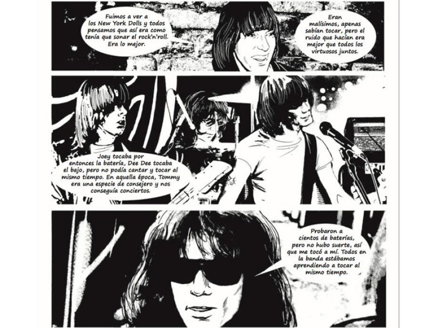 Viñetas de 'Ramones. La novela gráfica'