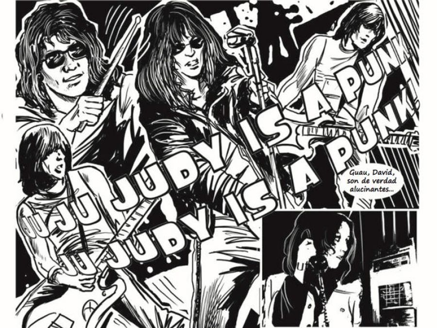 Viñetas de 'Ramones. La novela gráfica'