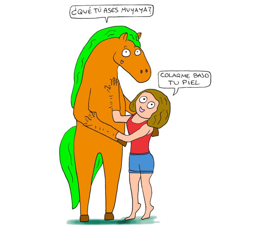 Viñeta de 'Mi novio Caballo'