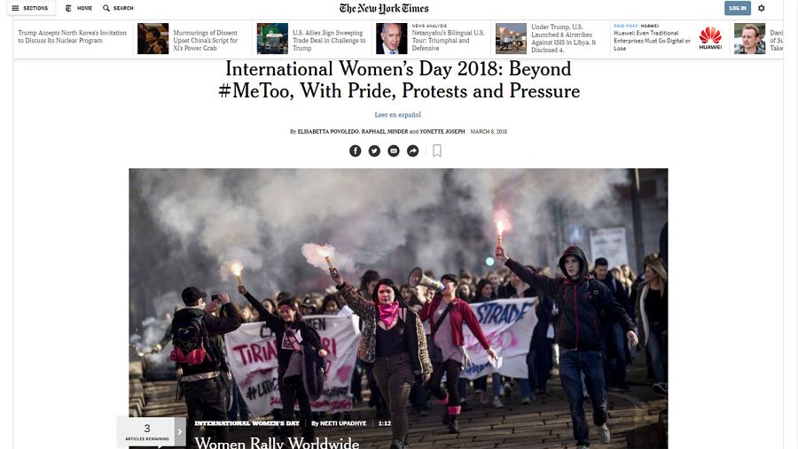 Portada The New York Times