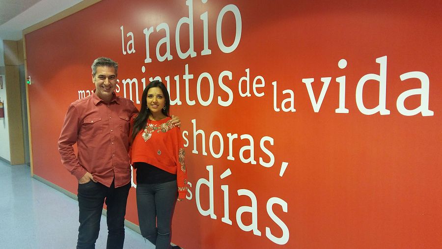 Salomé Masala, con Arturo Martín