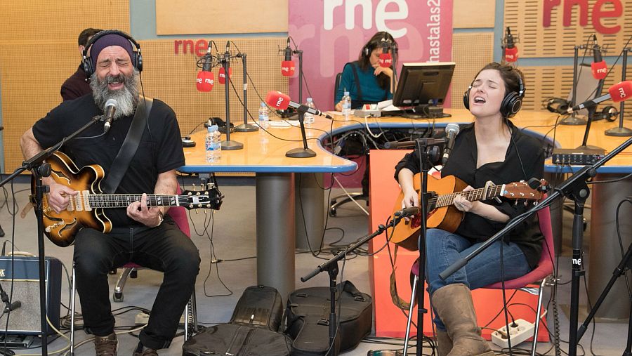 Txarlie Solano y María Blanco, en 'Abierto hasta las 2'