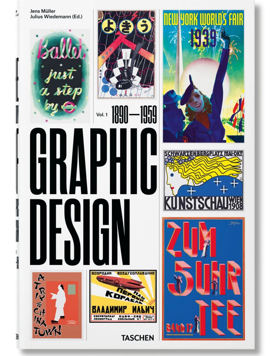 Portada del libro 'The history of Graphic Desing. Vol. 1 (1890-1959)'
