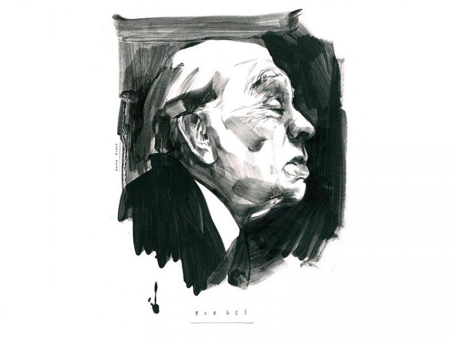 Retrato de Borges