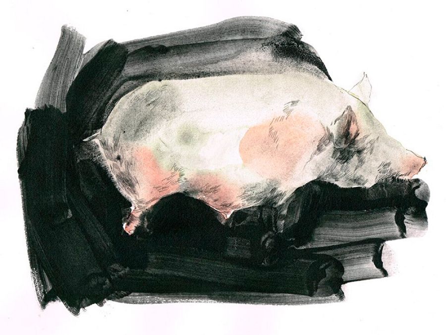 Ilustración de 'Por el olvido'