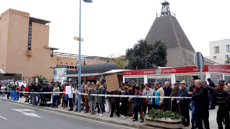 Concentración en la Ciudad de la Justicia de Almeria para pedir justicia para Gabriel