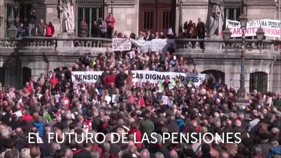 Protesta en las calles por pensiones dignas