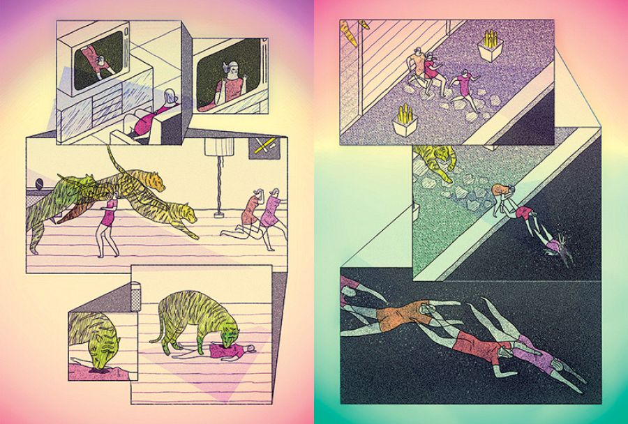 Páginas de 'Pulse enter para continuar', de Ana Galvañ