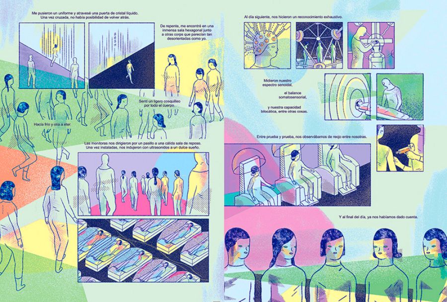 Páginas de 'Pulse enter para continuar', de Ana Galvañ