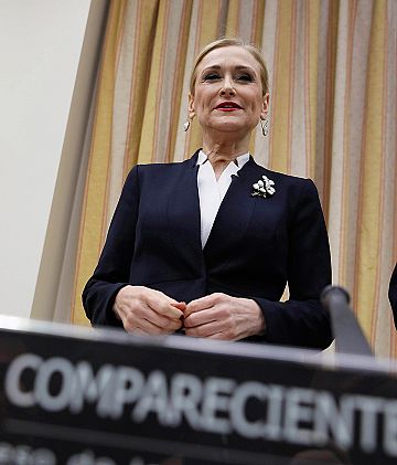 La presidenta de la Comunidad de Madrid, Cristina Cifuentes