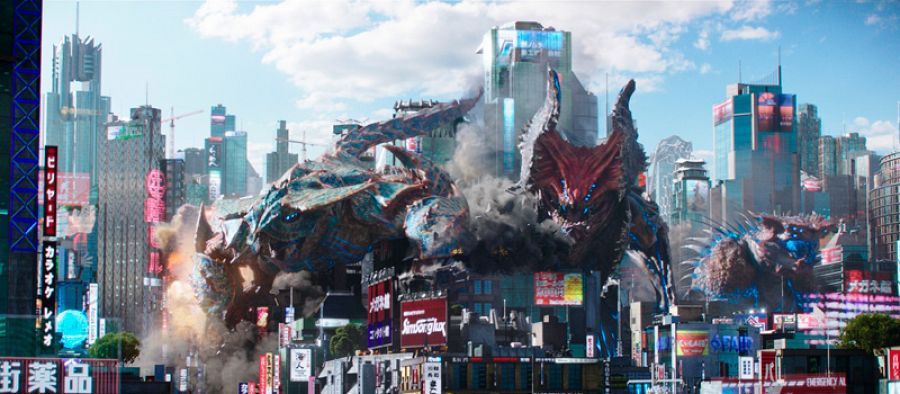 Los Kaiju atacando Tokyo