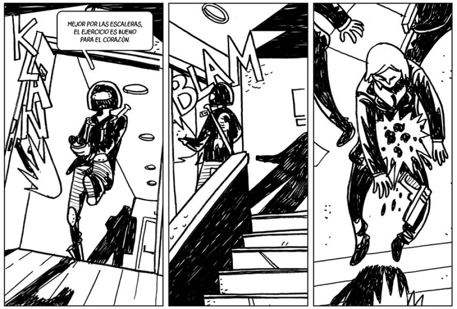 Viñetas de 'Tigre callejero'