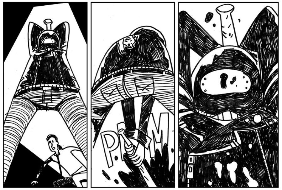 Viñetas de 'Tigre callejero'