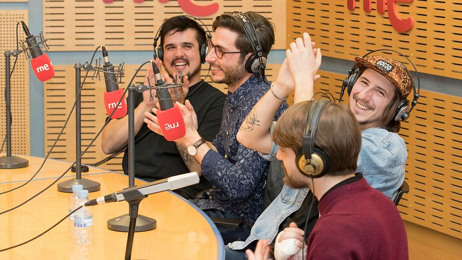 Un momento del programa, en la Casa de la Radio