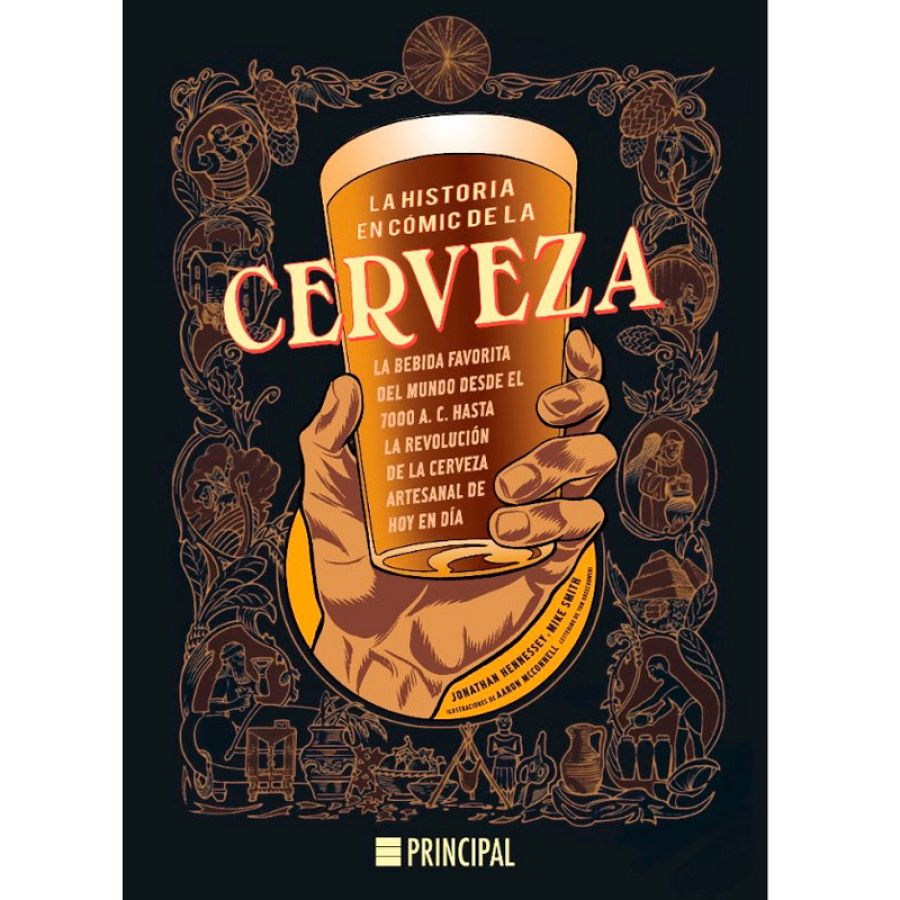 Portada de 'La historia en cómic de la cerveza'
