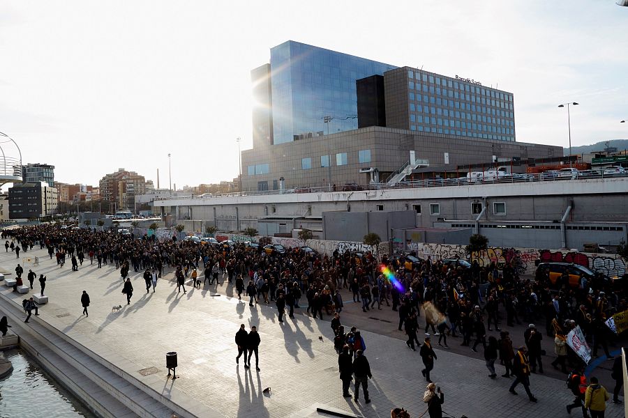 La convocatoria tiene el objetivo de rodear la estación de Sants