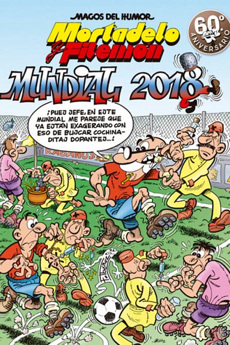 Portada de 'Mortadelo y Filemón: Mundial 2018'