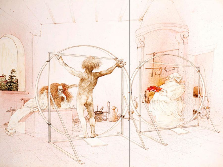 Ilustración de 'Yo, Leonardo'