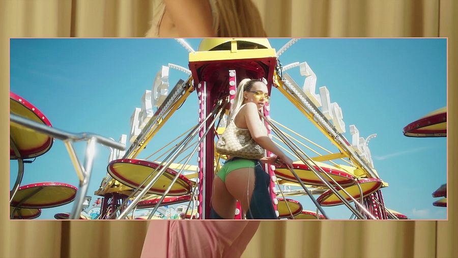 Imagen de Bad Gyal en el videoclip 