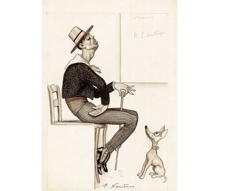 JOAQUÍN XAUDARÓ. SOLEARES, TEXTO DE RAMÓNLÓPEZ-MONTENEGRO, 1924 ©MUSEO ABC