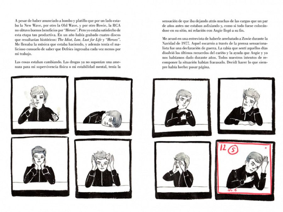 Páginas de 'David Bowie. Una biografía'