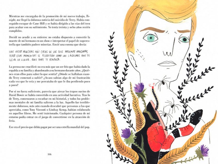 Páginas de 'David Bowie. Una biografía'