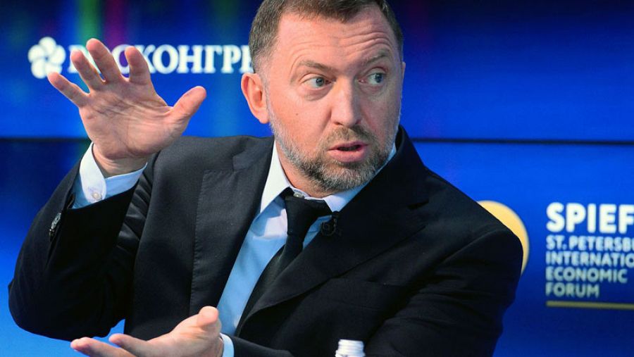 El multimillonario ruso Oleg Deripaska, propietario del gigante ruso del aluminio Rusal