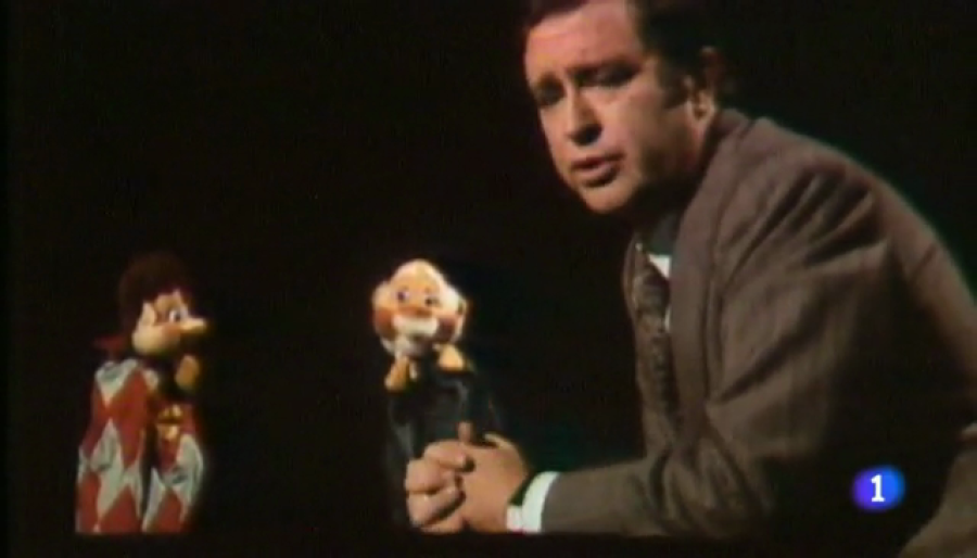 José Luis Uribarri y Pedrito en 1977