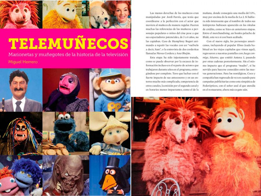 Portada y página de 'Telemuñecos'