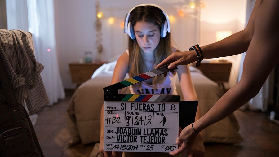 Imagen realizada durante el grabación de la webserie