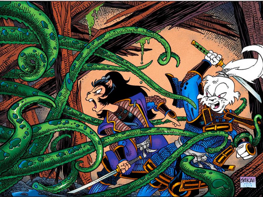 Ilustración de 'Usagi Yojimbo'