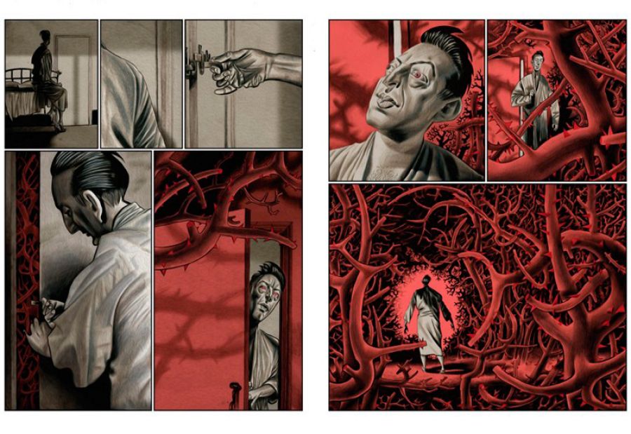 Páginas de 'Black Dog. Los sueños de Paul Nash'