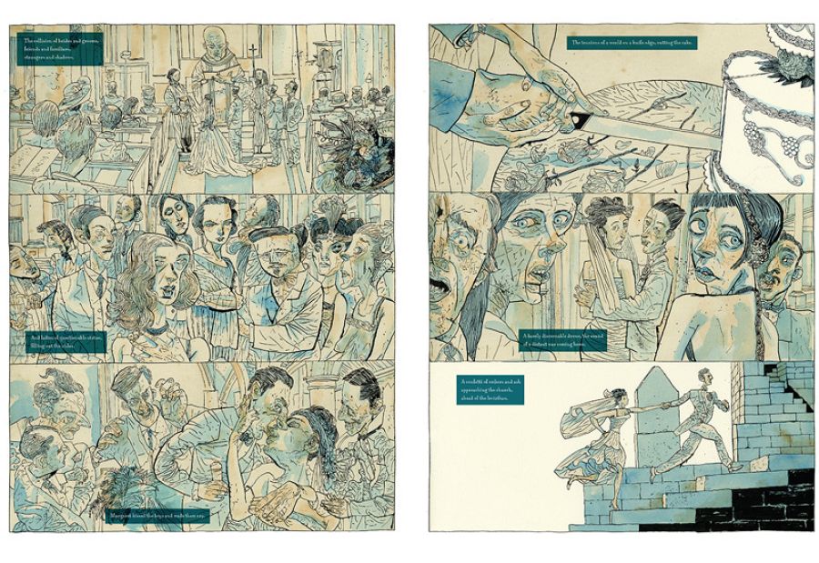 Páginas de 'Black Dog. Los sueños de Paul Nash'