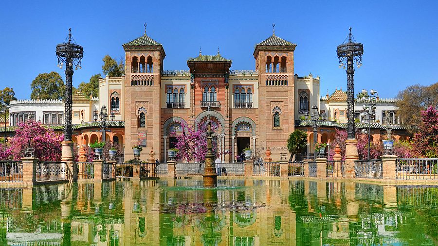Vista del parque de María Luisa en Sevilla