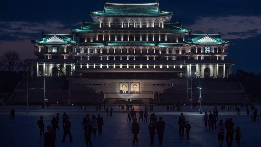 Plaza de Kim Il-sung en Pyongyang